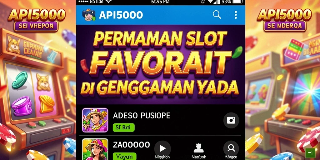 Screenshot gameplay API5000 menampilkan keseruan permainan Slot.
