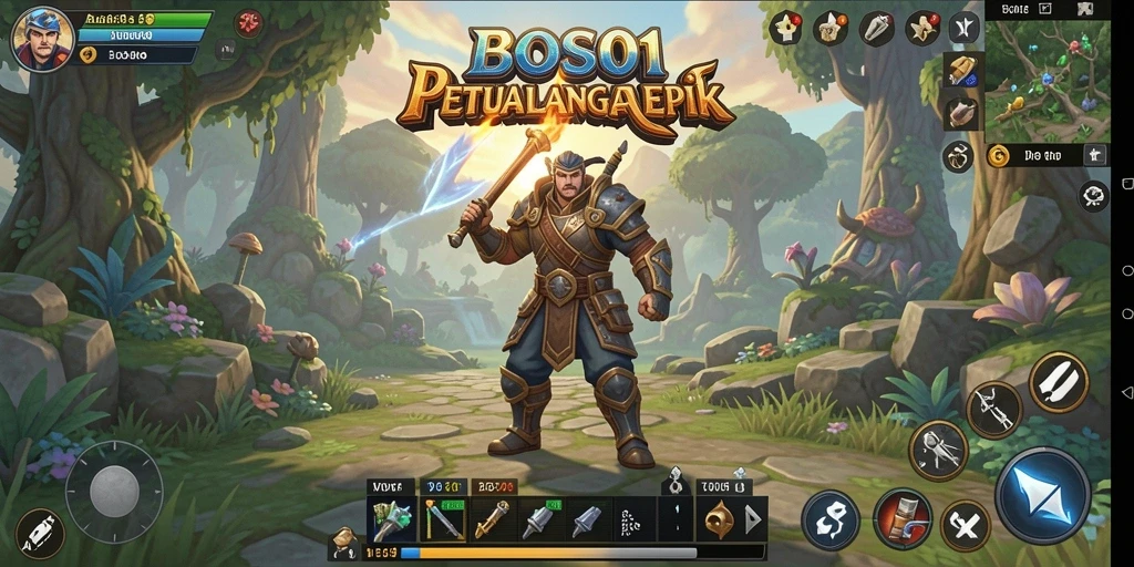 Screenplay menarik dari gameplay RPG yang seru dan menantang.