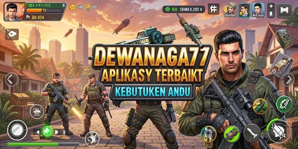 Tampilan antarmuka DEWANAGA77 yang intuitif dan mudah digunakan.