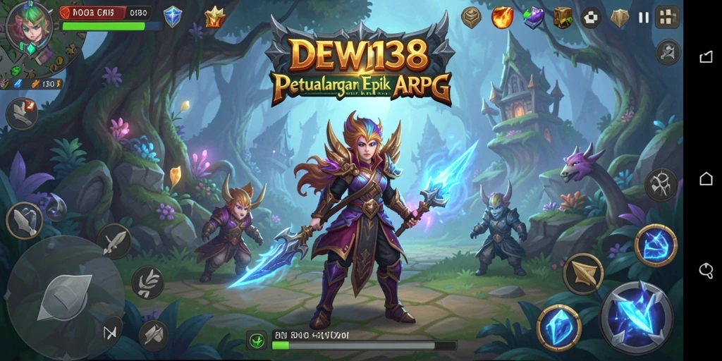 Tampilan gameplay DEWI138 yang mendebarkan dalam dunia fantasi.