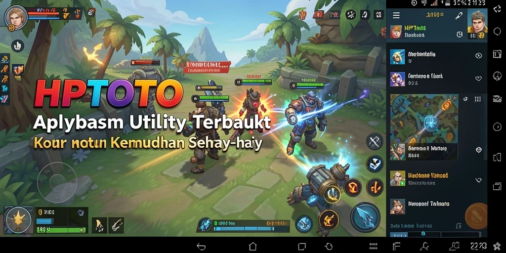 Tangkapan layar HPTOTO menunjukkan antarmuka pengguna yang sederhana dan fungsional.