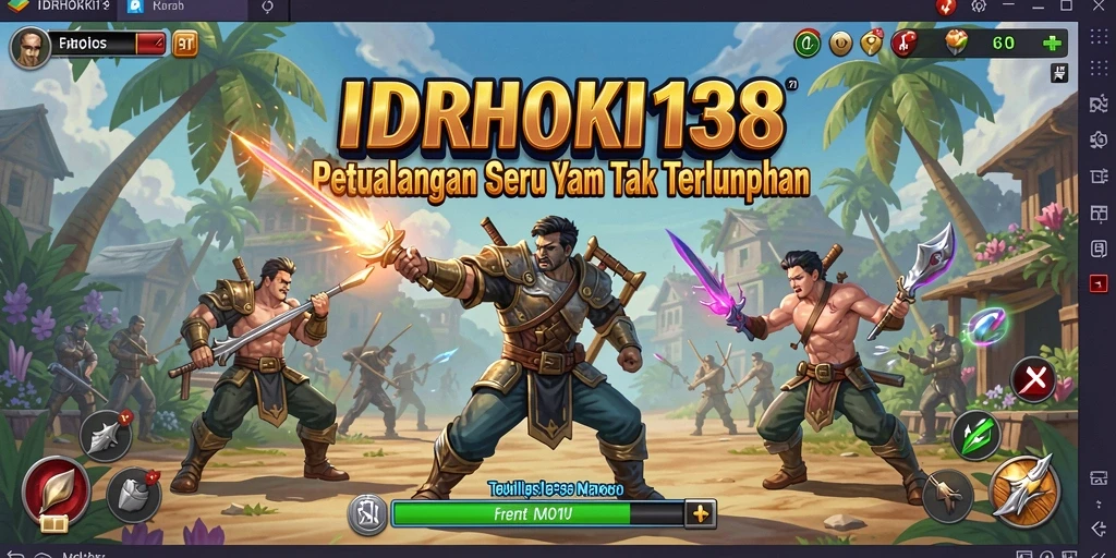 Screenshot gameplay menampilkan aksi mendebarkan dalam petualangan IDRHOKI138.