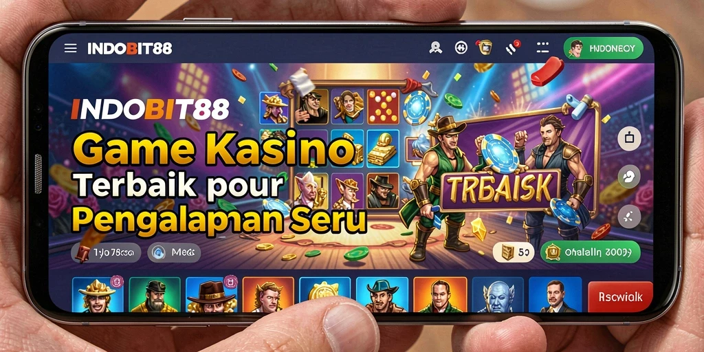 Tampilan gameplay menarik dari aplikasi Kasino INDOBIT88.