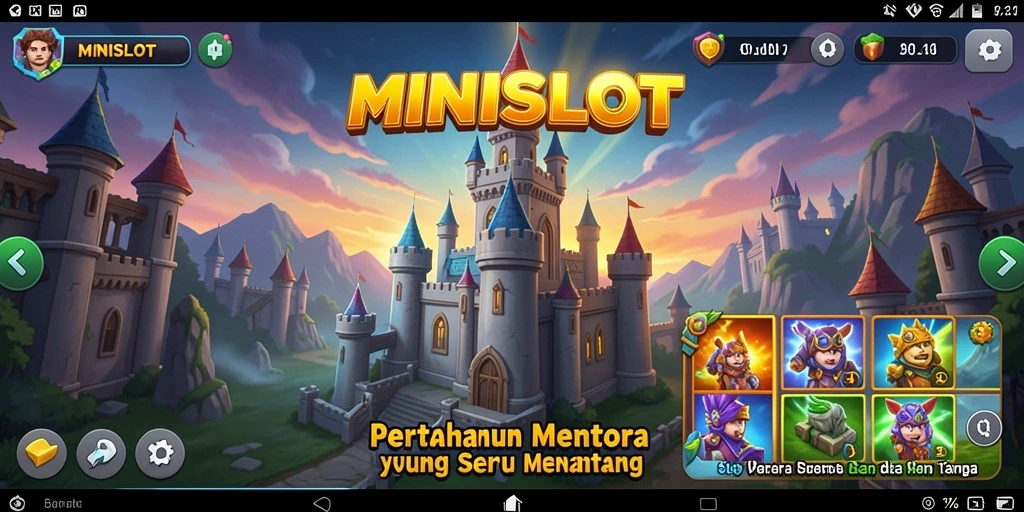 Tampilan gameplay MINISLOT yang seru dan penuh strategi.