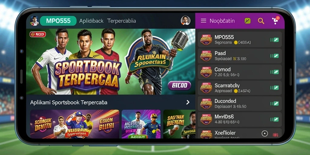 Screenshot MPO555 menunjukkan tampilan nyata dari pengalaman taruhan olahraga.