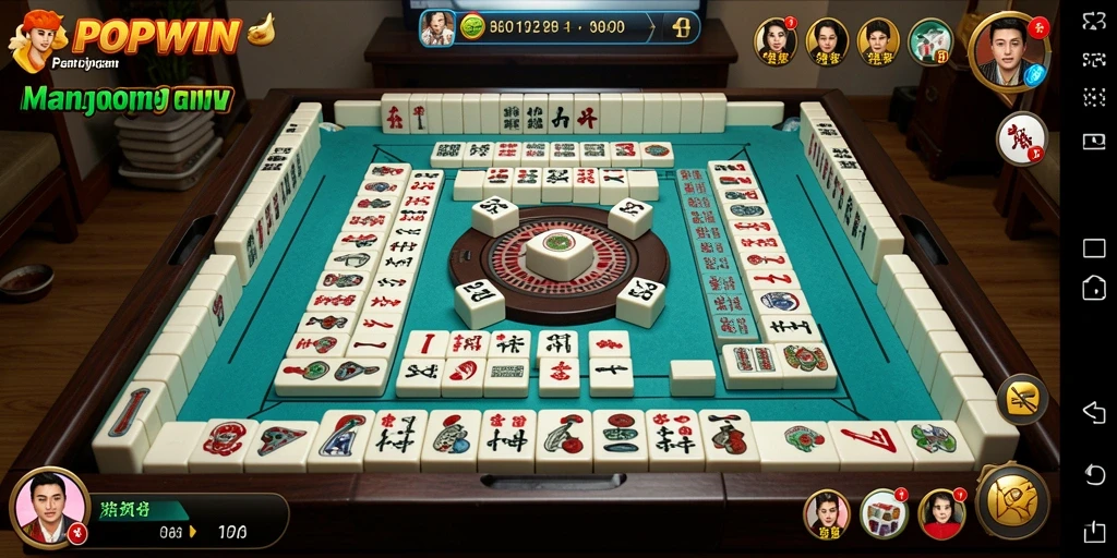 Tampilan permainan Mahjong yang menawan dan menantang.