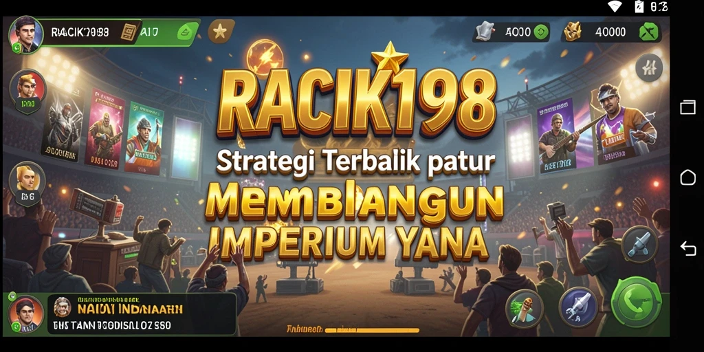 Tampilan gameplay yang mendebarkan dalam RACIK198, penuh strategi dan taktik.