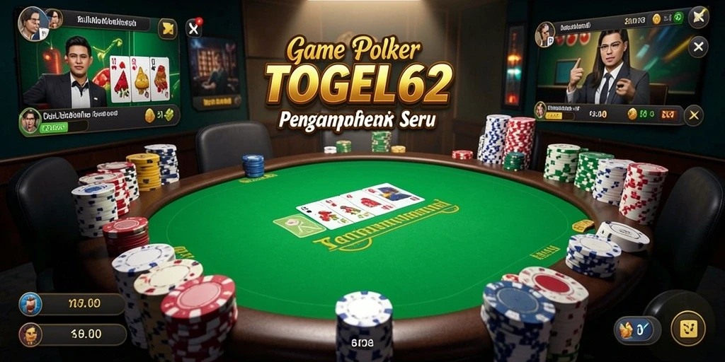 Tampilan gameplay menegangkan di TOGEL62 dengan pemain yang aktif.
