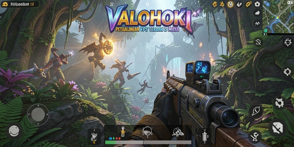 Tangkapan layar utama menunjukkan aksi mendebarkan dari gameplay FPS.